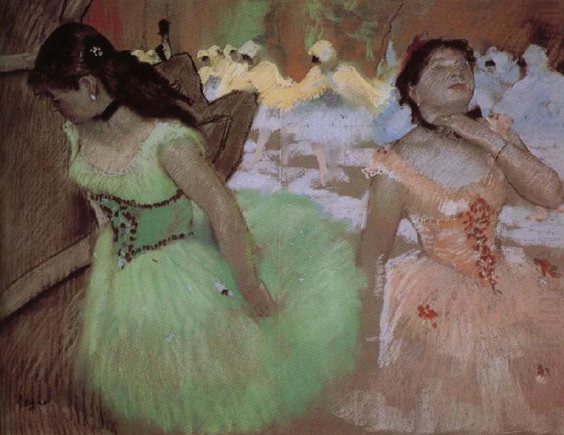 Edgar Degas Dancer entering with veil china oil painting image